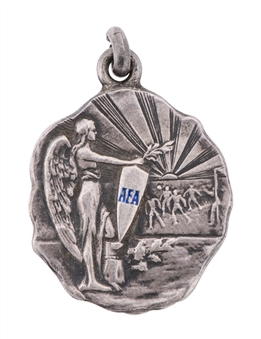 1944 Argentina Football Association Silver Medal Presented to D. Borges (Letter of Provenance)